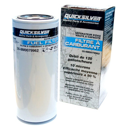 Топливный фильтр для лодочных моторов Quicksilver водоотделительный 8M0079963, 8M0079962